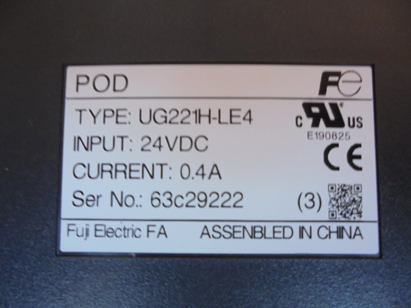 FUJI POD GRAPHIC PANEL UG221H-LE4 - PLC DCS SERVO Control MOTOR